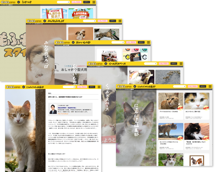 ペットの情報サイト（1）